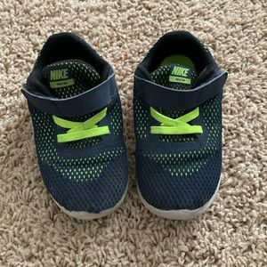 Lightly worn toddler boy shoe